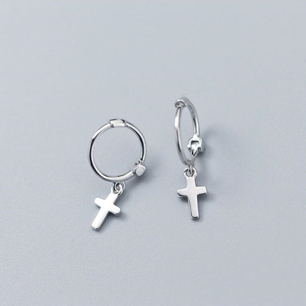 Cross Earring Small