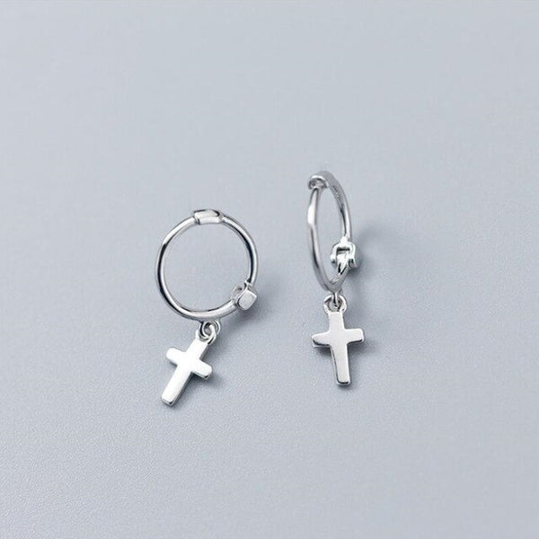 Cross Earring Small