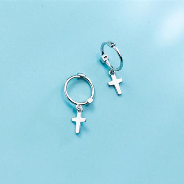 Cross Earring Small