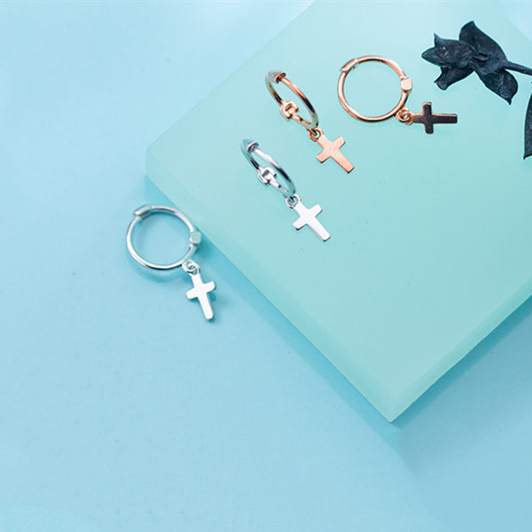 Cross Earring Small