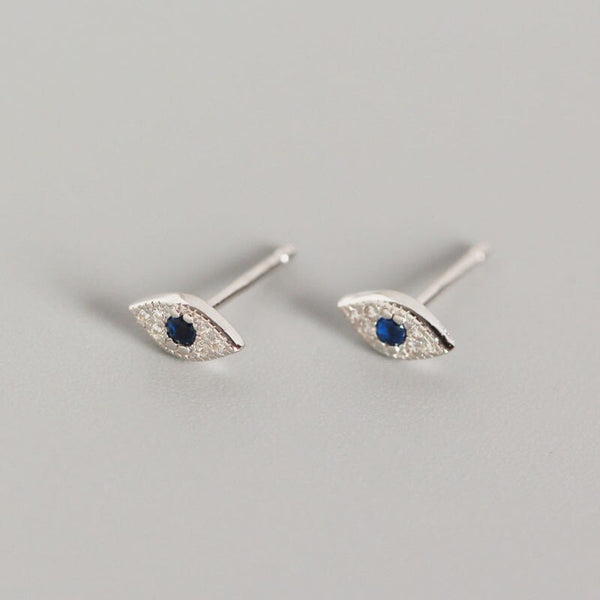 Stud Earrings Blue