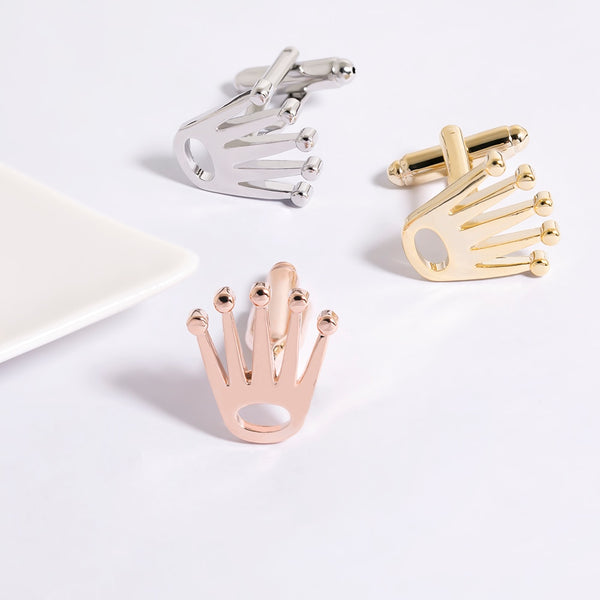 Men Gift  Crown Cufflinks