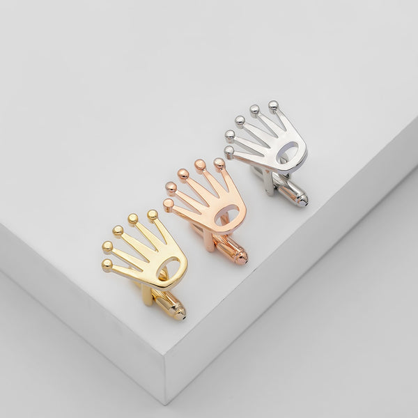 Men Gift  Crown Cufflinks