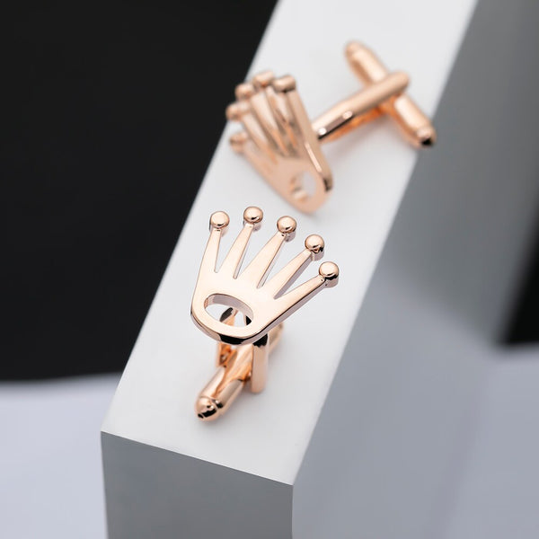 Men Gift  Crown Cufflinks