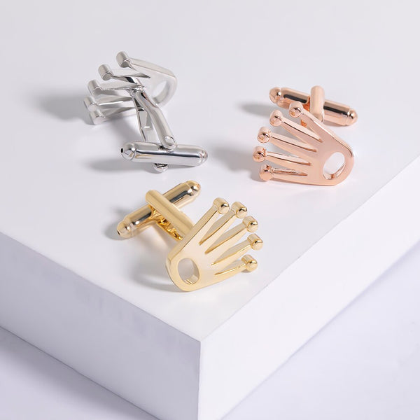 Men Gift  Crown Cufflinks
