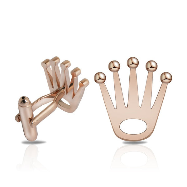 Men Gift  Crown Cufflinks