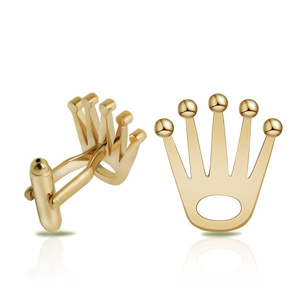 Men Gift  Crown Cufflinks