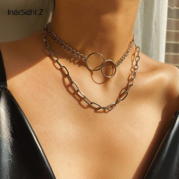 Choker Necklace Curb