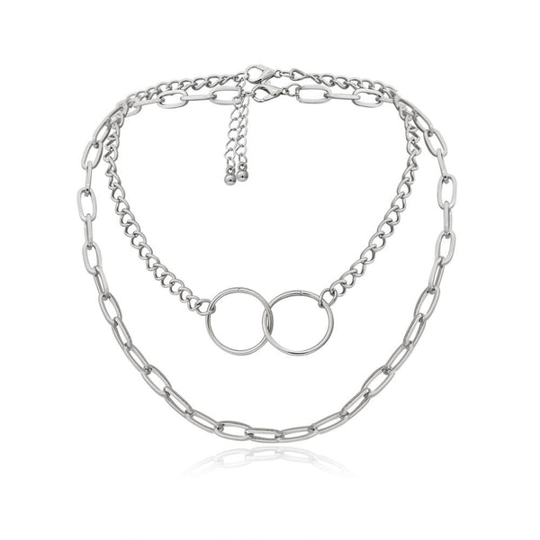 Choker Necklace Curb
