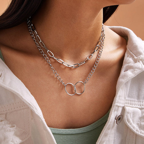 Choker Necklace Curb