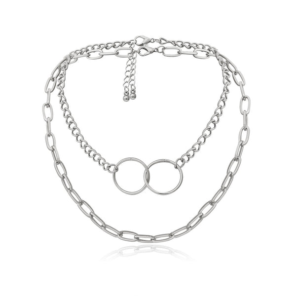 Choker Necklace Curb