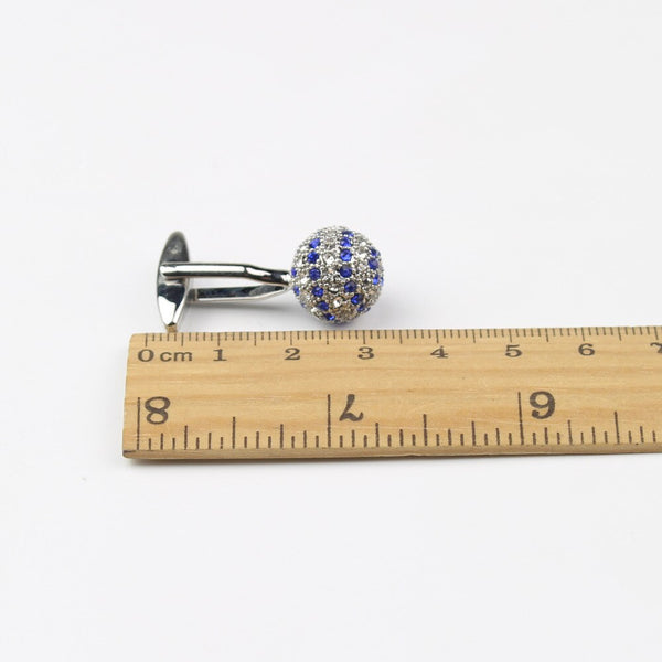 Classical Gem Brass Cufflinks