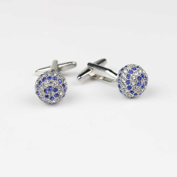 Classical Gem Brass Cufflinks