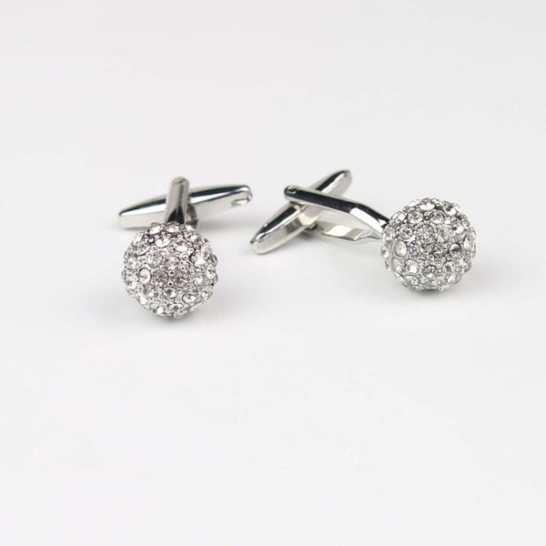 Classical Gem Brass Cufflinks