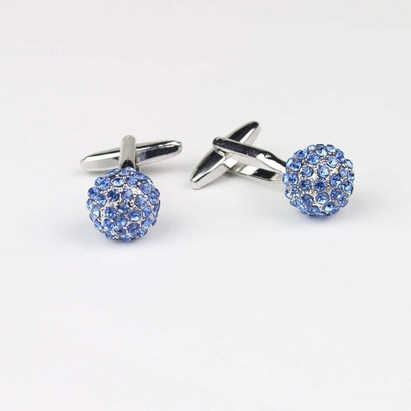 Classical Gem Brass Cufflinks
