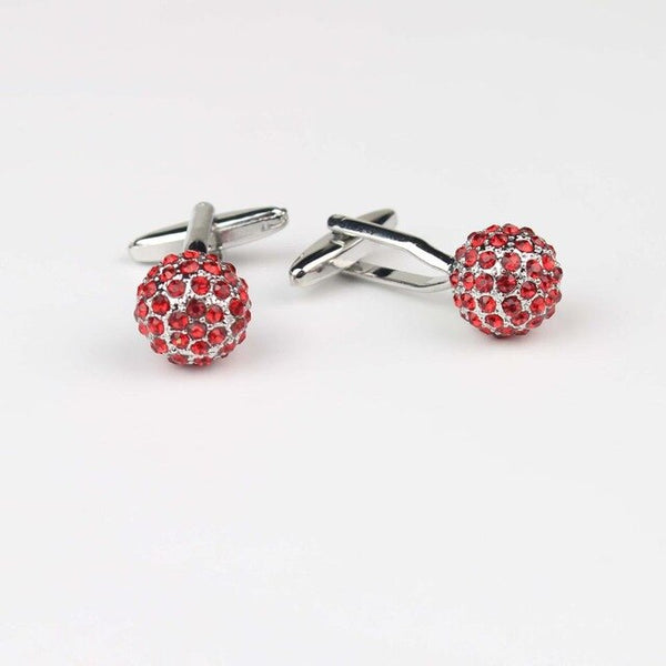 Classical Gem Brass Cufflinks