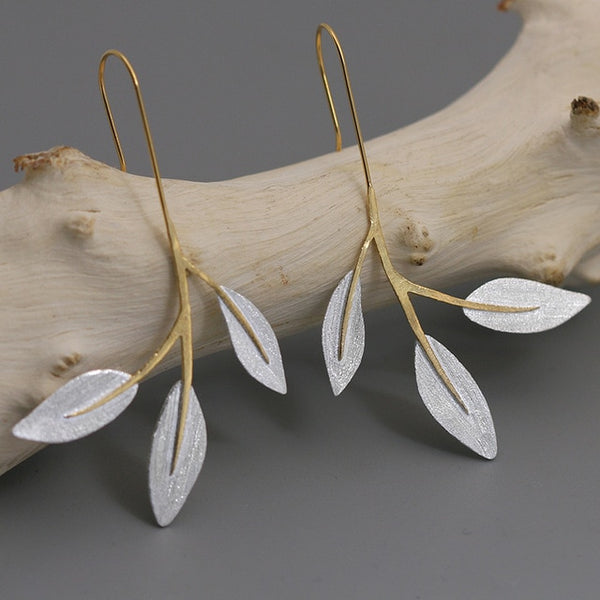 Leaf Drop Earrings