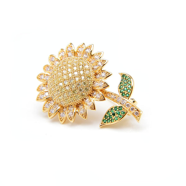 Sunflower Brooches For Women