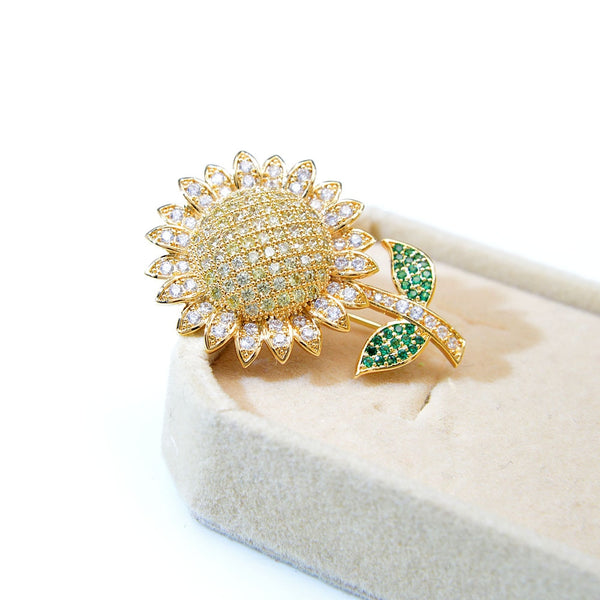 Sunflower Brooches For Women