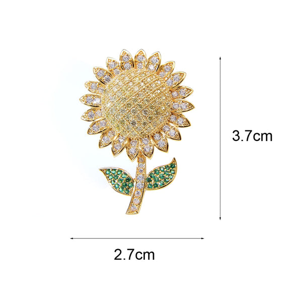Sunflower Brooches For Women