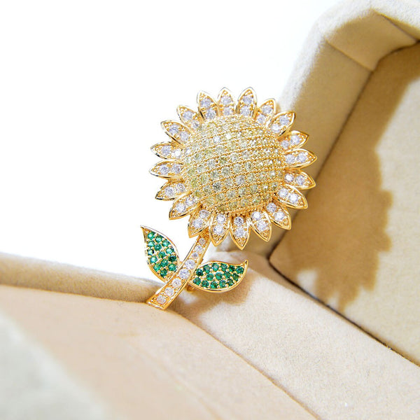 Sunflower Brooches For Women