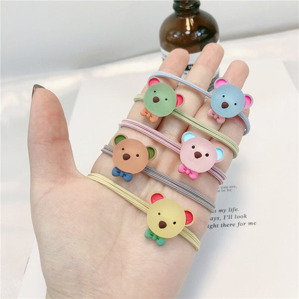 5pcs cute girl head rope