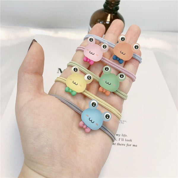 5pcs cute girl head rope