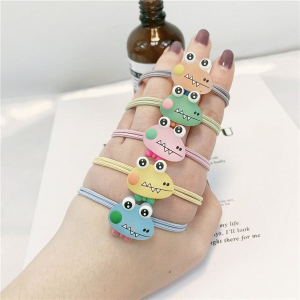 5pcs cute girl head rope