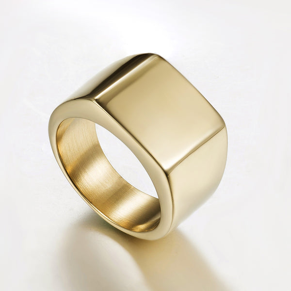 gold ring geometric