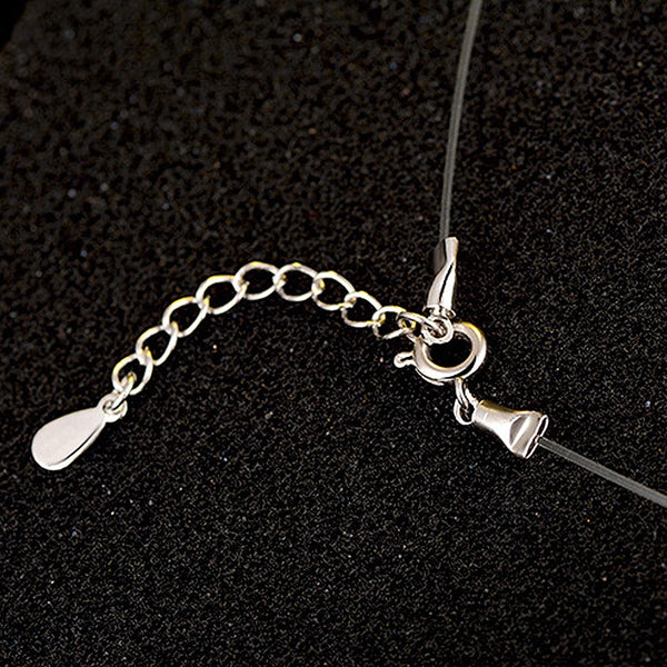 Zirconia Necklace Invisible