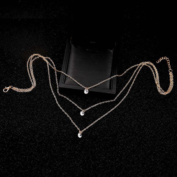 Zircon Necklace 1Pcs