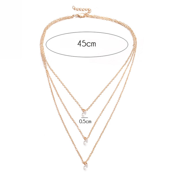 Zircon Necklace 1Pcs