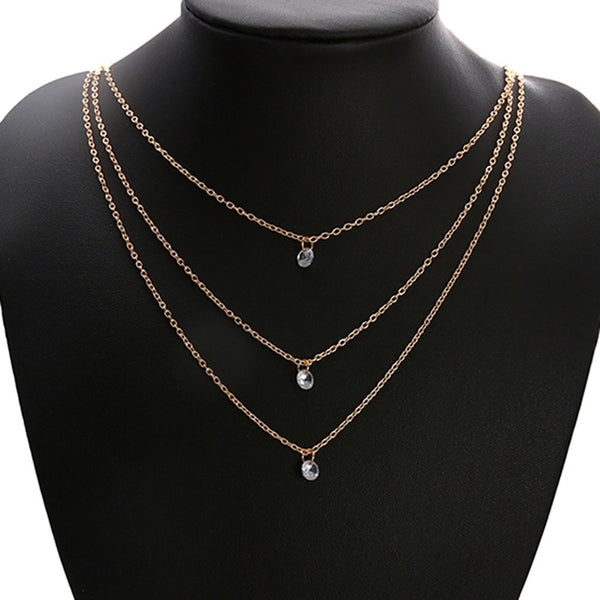 Zircon Necklace 1Pcs