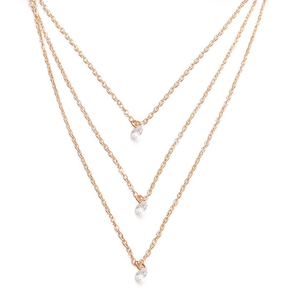 Zircon Necklace 1Pcs