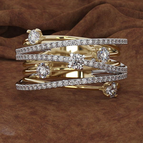 Gold Diamond Ring