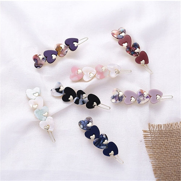 Love Heart Hairpin Barrette