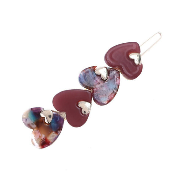 Love Heart Hairpin Barrette