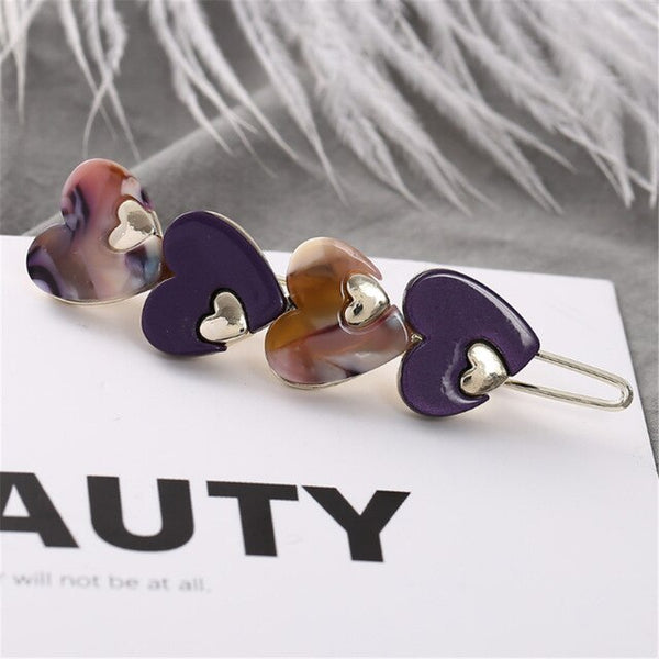Love Heart Hairpin Barrette