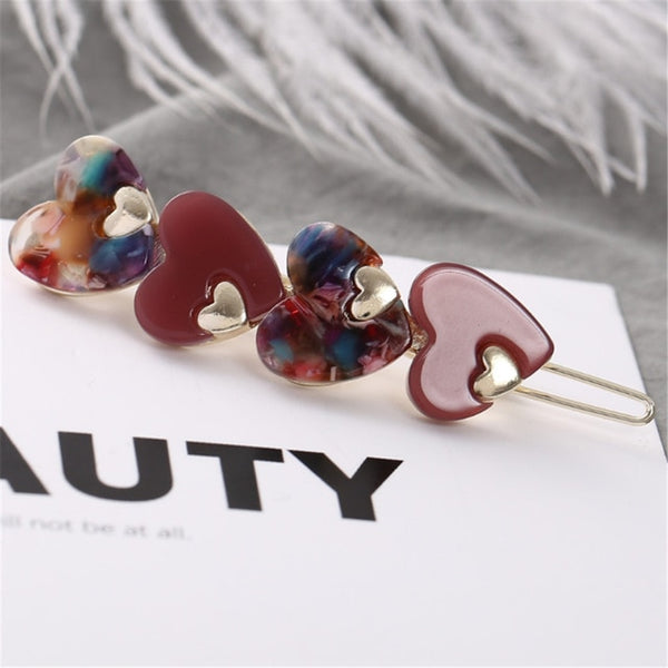Love Heart Hairpin Barrette