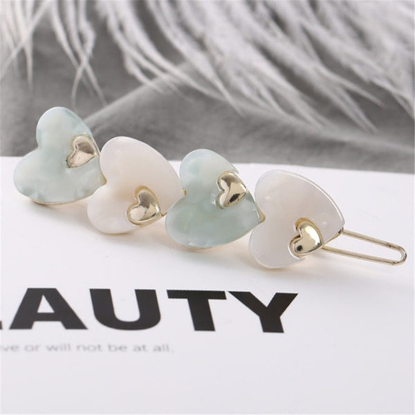 Love Heart Hairpin Barrette