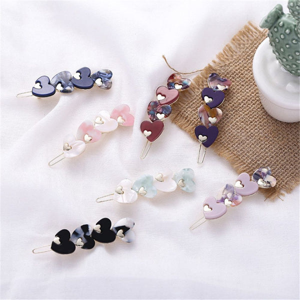 Love Heart Hairpin Barrette
