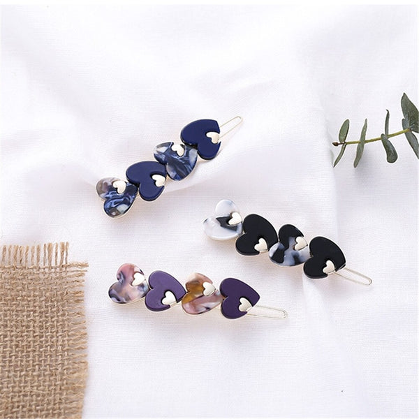 Love Heart Hairpin Barrette