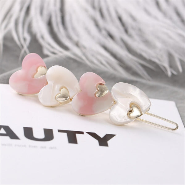 Love Heart Hairpin Barrette