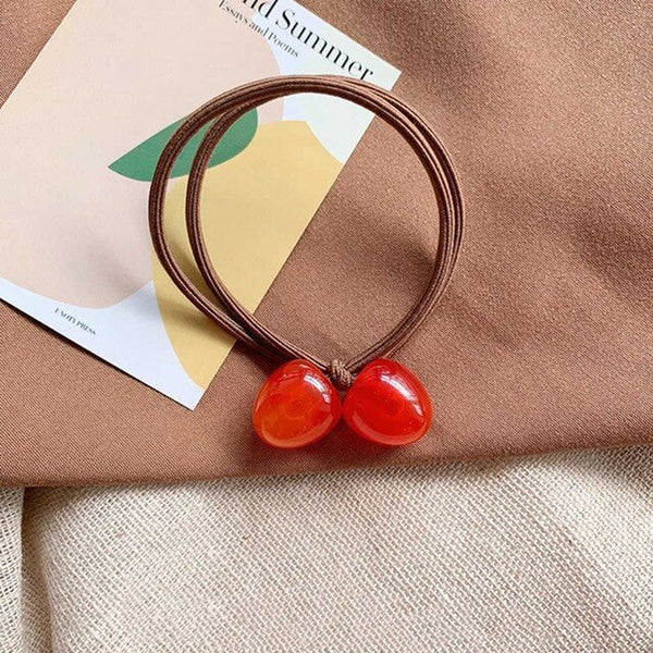 Cherry Hair Rope Acrylic